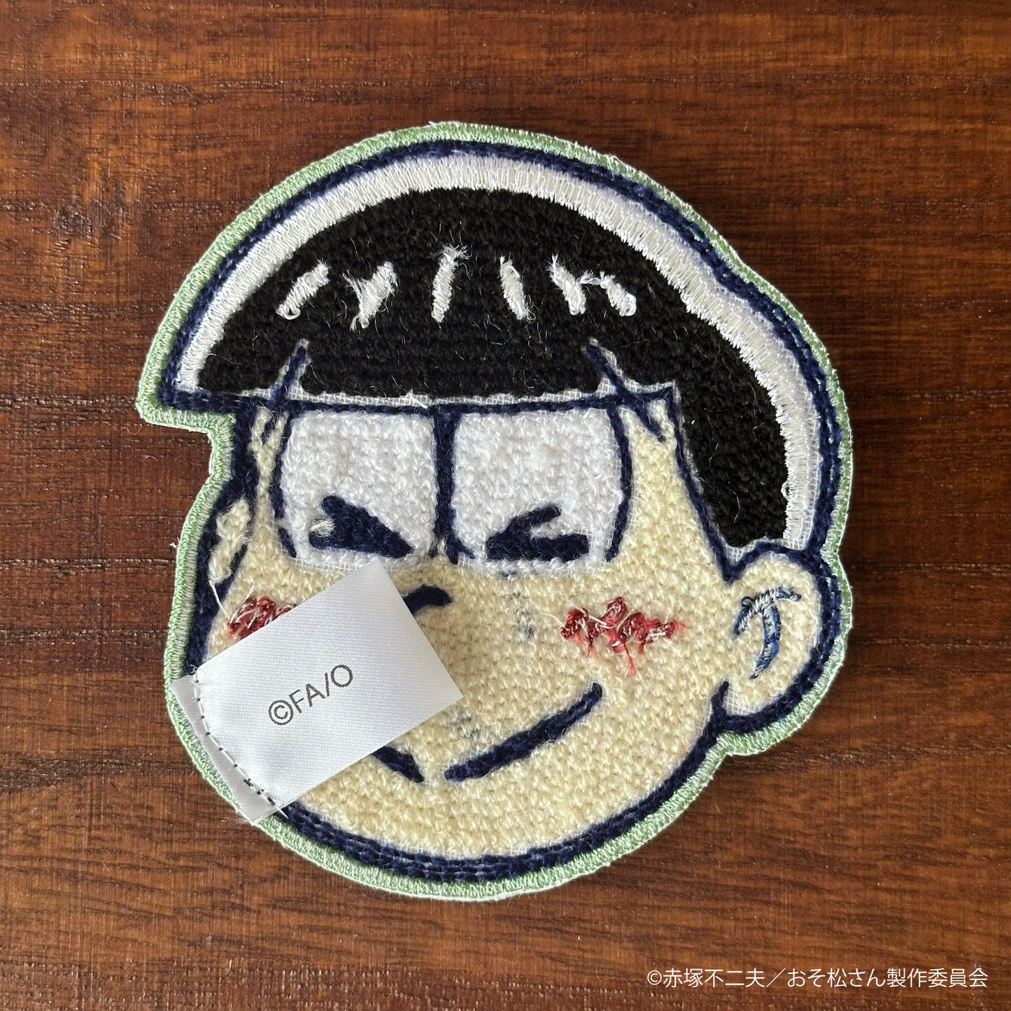 【大阪予約分】6つ子フェイス サガラ刺繍コースター チョロ松