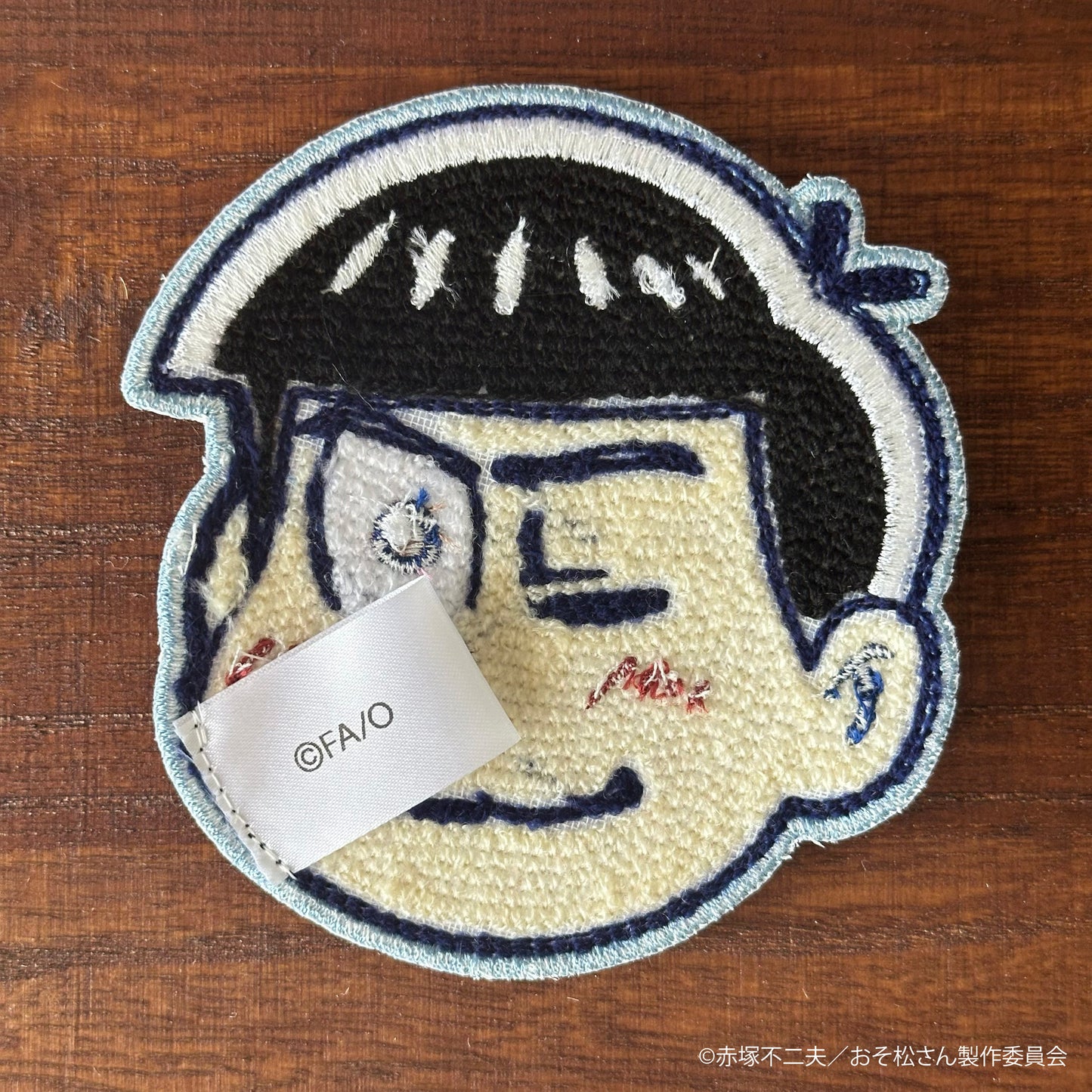 【大阪予約分】6つ子フェイス サガラ刺繍コースター カラ松