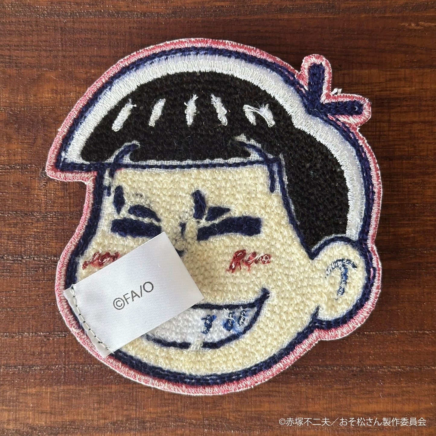 【大阪予約分】6つ子フェイス サガラ刺繍コースター おそ松