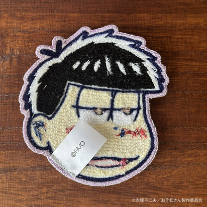 【大阪予約分】6つ子フェイス サガラ刺繍コースター　一松