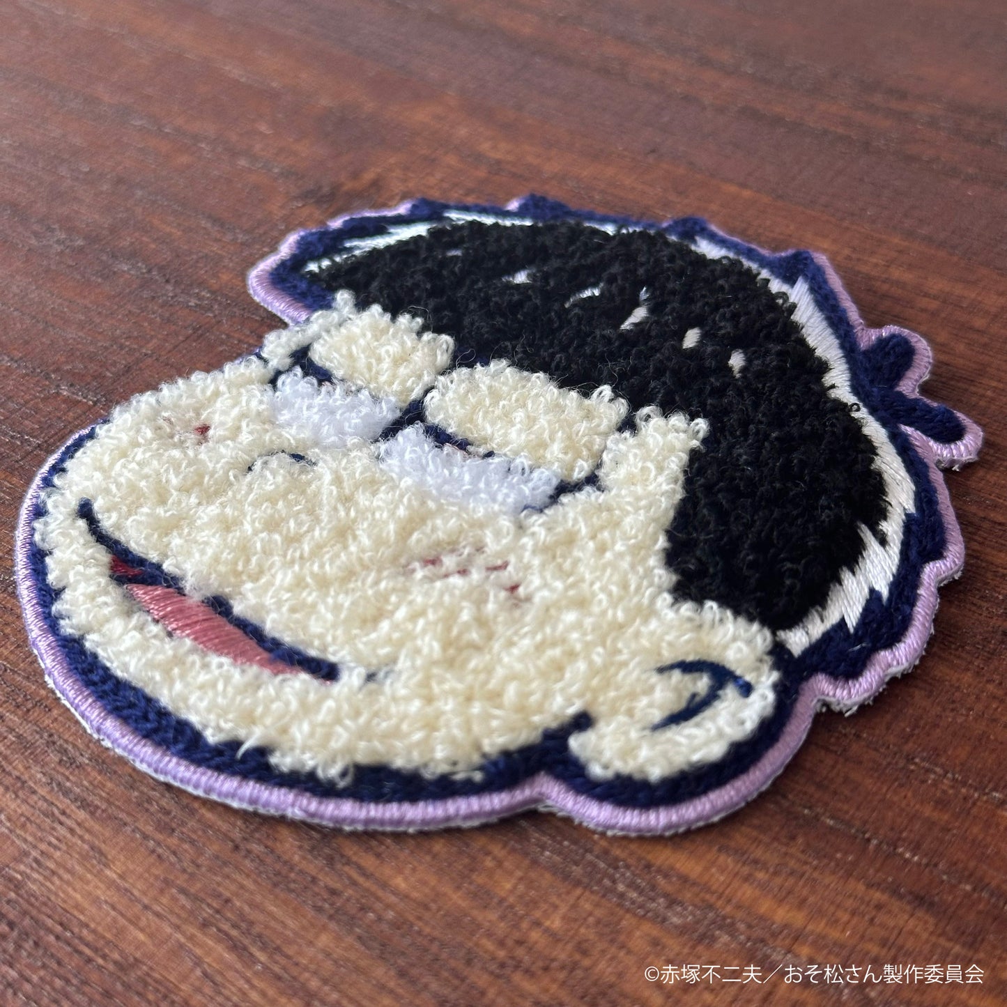 【大阪予約分】6つ子フェイス サガラ刺繍コースター　一松
