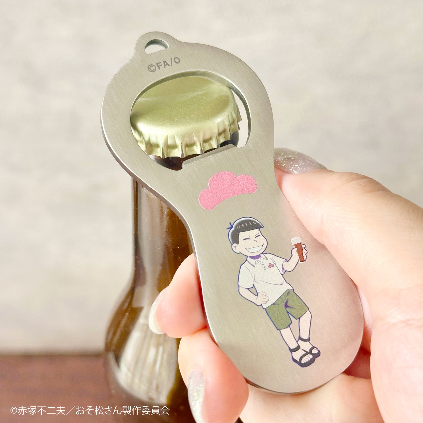 【大阪予約分】６つ子のメタリックミニ栓抜き　一松