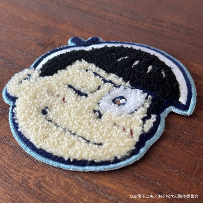 【大阪予約分】6つ子フェイス サガラ刺繍コースター　カラ松