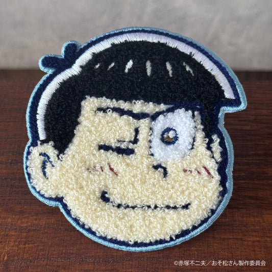 【2次予約】TVアニメ「おそ松さん」6つ子フェイス サガラ刺繍コースター　カラ松