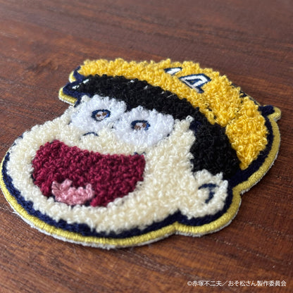 【大阪予約分】6つ子フェイス サガラ刺繍コースター　十四松